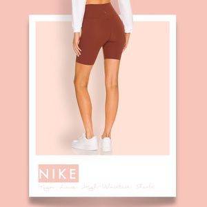 NIKE - Yoga Luxe High-Waisted Shorts - REVOLVE - NWT